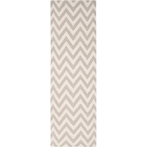 Ivory Safavieh Dhurries Collection DHU557C Handmade Flatweave Premium Wool Accent Rug Grey 2'6 x 4' Ivory Safavieh Dhurries Collection DHU557C Handmade Flatweave Premium Wool Accent Rug Grey 2'6 x 4'